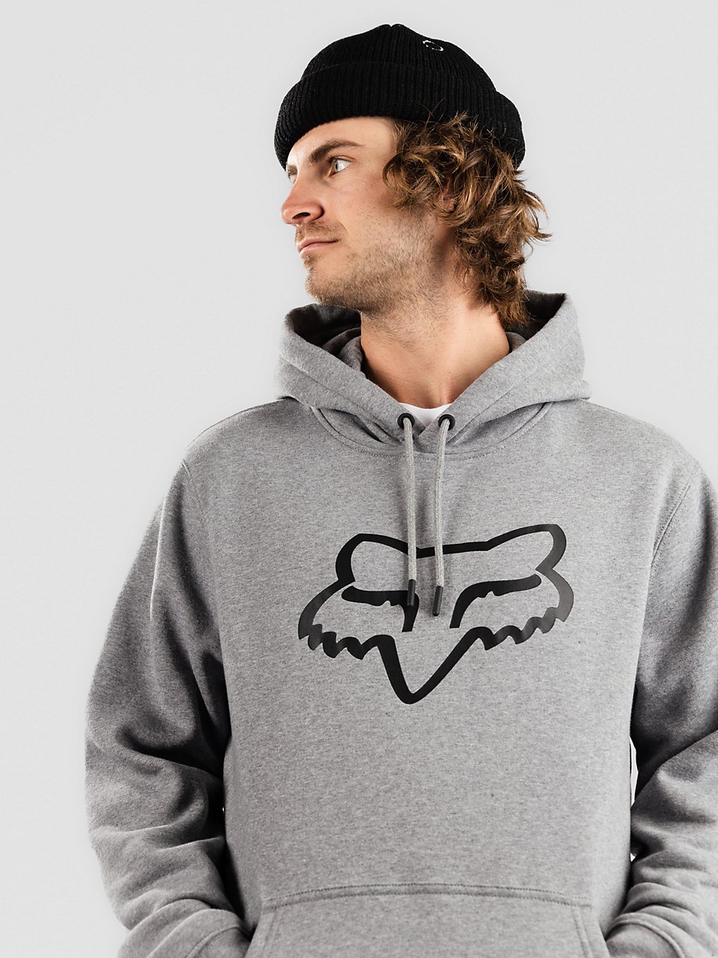 Fox Legacy Head Hoodie heather graphite