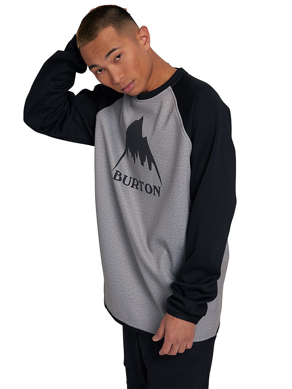 Burton Crown Weatherproof Crew Sweater gryhtr / trublk